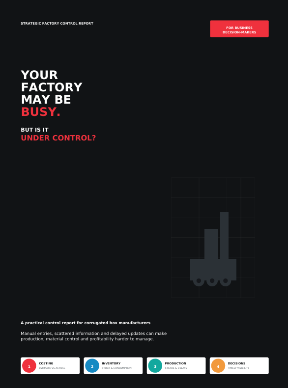 Strategic Factory Control Report cover